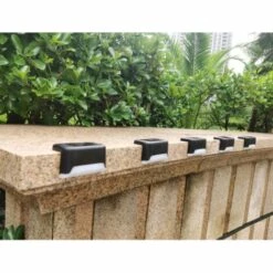 BENOBBY KIDS Lot De 6 Lampes Solaires D'escalier étanches Pour L'extérieur (lumière Blanche à Coque Noire) - Lampes Solaires à LED Pour L'extérieur, Les Escaliers, Les Clôtures, La Cour, La Cour, étanches -Luminaire solaire Soldes 2022 57913454 4