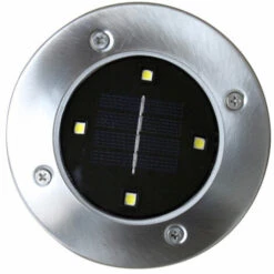 AIDUCHO 1PCS Lampe Solaire Extérieur Jardin, Spot Solaire Extérieur Encastrables 4 Perles LED Au Sol Éclairage Blanche Chaude Étanche IP65 Décoration Pour Chemin Terrasse Pelouse Cour Allée -Luminaire solaire Soldes 2022 57958597 4