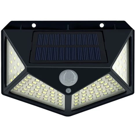 LITZEE 100LED Lampe Solaire , Lumière Solaire Humaine Panneau Solaire Équipé Super Lumineux Charge Solaire Économie D'énergie 3 Modes Éclairage Étanche Capteur Humain Pour Jardin Parking 3 LITZEE 100LED Lampe Solaire , Lumière Solaire Humaine Panneau Solaire Équipé Super Lumineux Charge Solaire Économie D'énergie 3 Modes Éclairage Étanche Capteur Humain Pour Jardin Parking
