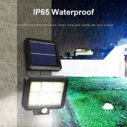 GRID COOL Lampe Solaire Extérieur Puissante Avec Détecteur De Mouvement 120 LED Étanche Blanc Éclairage Lumières Solaires Pour Jardin Terrasse Patio Porte Parking Lumière De Sécurité Cordon De 5 M 9 GRID COOL Lampe Solaire Extérieur Puissante Avec Détecteur De Mouvement 120 LED Étanche Blanc Éclairage Lumières Solaires Pour Jardin Terrasse Patio Porte Parking Lumière De Sécurité Cordon De 5 M -Luminaire solaire Soldes 2022 58347801 3