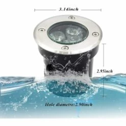 GRID COOL Spot Led Extérieur Encastrable 4 PACK 3W IP67 Spot Encastrable Led Terrasse Rond 300 Lumen Lampe D'éclairage De Jardin Extérieur, Pour Jardin Chemin Cour Garage 9 GRID COOL Spot Led Extérieur Encastrable 4 PACK 3W IP67 Spot Encastrable Led Terrasse Rond 300 Lumen Lampe D'éclairage De Jardin Extérieur, Pour Jardin Chemin Cour Garage -Luminaire solaire Soldes 2022 58347831 3