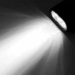 AOUGO Lampe De Poche Rechargeable à Manivelle, Lampe De Poche à LED Solaire, Lampe De Poche à Dynamo, Lampe De Secours Extérieure, Lampes De Camping Portables, Avec Mousqueton Pour Accrocher (noir) [Classe énergétique A++] -Luminaire solaire Soldes 2022 58574411 3