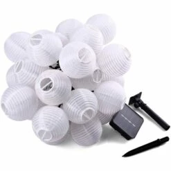 Qedertek Guirlande Solaire Extérieure 6M 30 LED Guirlande Lumineuse Lanterne Blanc Chaud Avec 2 Modes & IP65 Étanche Lampe Decorative Idéal Pour Jardin D'été, Terrasse, Balcon, Mariage 11 Qedertek Guirlande Solaire Extérieure 6M 30 LED Guirlande Lumineuse Lanterne Blanc Chaud Avec 2 Modes & IP65 Étanche Lampe Decorative Idéal Pour Jardin D'été, Terrasse, Balcon, Mariage -Luminaire solaire Soldes 2022 58660394 5