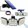 MOHOO Applique Extérieure Solaire Avec Télécommande IP65 122LEDs ABS 1 MOHOO Applique Extérieure Solaire Avec Télécommande IP65 122LEDs ABS -Luminaire solaire Soldes 2022 58682135 1