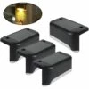 WIAN LED Solaire Pont Lumières IP65 Étanche Solaire Mur Clôture Lumière Extérieure Jardin Voie Cour Patio Escaliers Marches Lamps-4pcs -Luminaire solaire Soldes 2022 59135133 1