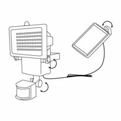 Projecteur Solaire Blanc à Détection De Mouvements - 1000 Lumens - Chromex -Luminaire solaire Soldes 2022 59229387 4