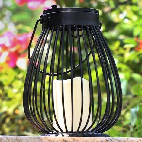 Lanterne Solaire Rio - Ovale - Effet Flamme Vacillante - Chromex 3 Lanterne Solaire Rio - Ovale - Effet Flamme Vacillante - Chromex