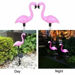 EINEMGELD Lampe Solaire De Pelouse De Flamant Rose, Lumière Solaire De Jardin De Jardin Solaire Allume La Lumière Solaire Extérieure De Lumière Menée Imperméable Pour Le Jardin Décoratif -Luminaire solaire Soldes 2022 59659253 2