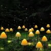 IRISFR Lampes Solaires De Jardin D'extérieur, 6,5 Mètres 30 LED Guirlandes Lumineuses Solaires En Forme De Champignon 8 Modes D'éclairage De Paysage étanche Lampe Solaire En Forme De Champignon Pour Décoration Extérieure, Décorations De Jardin, Décoration D'arbr -Luminaire solaire Soldes 2022 59803843 1