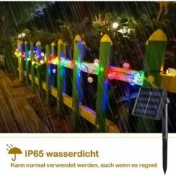 GALOZZOIT Guirlandes Solaires Marocaines Extérieures, Guirlandes LED 7M 50er Extérieures, 8 Modes Guirlandes Solaires Lumières étanches éclairage Pour Jardin, Terrasse, Cour, Maison, Noël, Fête -Luminaire solaire Soldes 2022 59853626 5