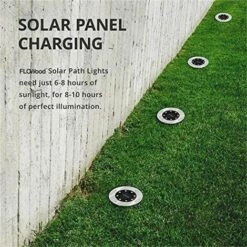 MINKUROW Lumière Solaire Extérieur, 8 LED 8 Pack Spot Lampe Solaire Jardin Etanche IP65 Pelouse Lumière Decorative Pour Chemin Jardin Terrace Cour Pelouse Blanc Froid 8 Pièces -Luminaire solaire Soldes 2022 60014214 5