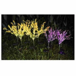 MINKUROW Lampe Solaire à LED Lampe De Chemin De Lampe Solaire Lampe De Jardin éclairage Extérieur En Forme De Fleur -Luminaire solaire Soldes 2022 60014482 5