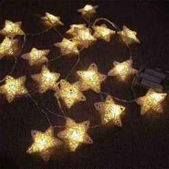 MINKUROW Chaîne Lumineuse Solaire à L'extérieur, Lumière étoile 7M 50 LED, Blanc Chaud étanche 8 Modes, Décoration étanche De La Chaîne Lumineuse Extérieure Pour Jardin, Arbres, Terrasse, Noël, Mariages, Fêtes -Luminaire solaire Soldes 2022 60014524 5