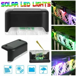 MINKUROW Lampe Solaire LED Lampe Solaire Jardin Lumière Chemin Lumière éclairage Extérieur Lampe De Jardin （coloré）-marron