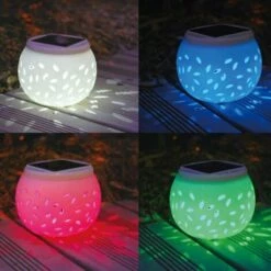 Veilleuse Enfant, LED Source De Lumière 7 Couleurs Changeants, IP44 Veilleuse étanche Pour Décoration De L'éclairage Intérieur Extérieur Chambre Maison (Blanc)-BISBISOUS -Luminaire solaire Soldes 2022 60094151 4