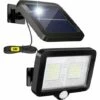PESCE Lampe Solaire Exterieur Detecteur De Mouvement, 98 Leds Spot Solaire Exterieur, Étanche IP65 Angle D'éclairage De 120°, Lumière Solaire Avec Câble De 5M Pour Cabanon, Garage, Jardin, Balcon [1Pcs] -Luminaire solaire Soldes 2022 60376561 1
