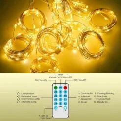 ZOLGINAH LED Rideau Lumières Avec Fonction Musique, 3 * 3M 300 LED Lumières De Chaîne De Fenêtre De Rideau D'usb, Guirlande Lumineuse De Fée, Décor De Lampe De Mariage De Noël De Guirlande De Glaçons -Luminaire solaire Soldes 2022 60652618 5