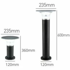 Borne Solaire Connectée UFO RGBW IP65 60cm - Noir - SILAMP - Noir -Luminaire solaire Soldes 2022 60978244 4