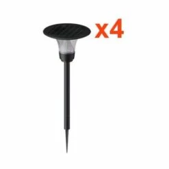 SILAMP Spot Solaire Connecté à Piquer UFO RGBW IP65 60cm (Lot De 4) -Luminaire solaire Soldes 2022 60978442 5