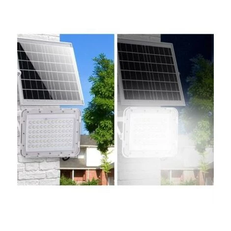 SILAMP Projecteur Solaire LED Connecté WiFi 100W IP65 (Panneau Solaire + Télécommande Inclus) 4 SILAMP Projecteur Solaire LED Connecté WiFi 100W IP65 (Panneau Solaire + Télécommande Inclus) – Image 2