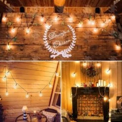 MINKUROW Guirlande Solaire Exterieur,50 LED 7m Guirlande Lumineuse Exterieure Solaire Decoration Noel Exterieur Pour Jardin,Arbres,Terrasse,Noël,Mariages,Fêtes -Luminaire solaire Soldes 2022 60995802 3