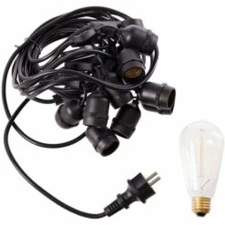 RETRO Guirlande Lumineuse D'extérieur De 7 Mètres -Luminaire solaire Soldes 2022 62019682 4