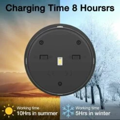 BARES Lampe Solaire De Rechange Avec Ampoule 8 Cm, 2 Pcs Panneau Solaire Lanterne Couvercle De Rechange, Ampoule De Rechange Pour Lanternes Suspendues, DIY Lampes Solaires Led Décoration De Jardin [Classe énergétique A++] -Luminaire solaire Soldes 2022 62023723 4