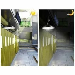 SINCèREETALI Lampes Solaires Pour Abri De Jardin, Suspensions Solaires, Lustre Solaire Extérieur Avec Télécommande, Lampe Suspendue étanche Pour Cour, Jardin, Terrasse, Poulailler (lumière Blanche) -Luminaire solaire Soldes 2022 63816126 3