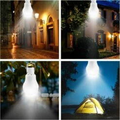 HAZEL 2 Lampe Camping Solaire Portable, Ampoule Solaire LED Lampe Urgence Solaire Lumière Jardin Lanterne éclairage Solaire Avec Panneau Ampoule à Crochet Pour Camping,Pêche,Randonnée,Intérieur 11 HAZEL 2 Lampe Camping Solaire Portable, Ampoule Solaire LED Lampe Urgence Solaire Lumière Jardin Lanterne éclairage Solaire Avec Panneau Ampoule à Crochet Pour Camping,Pêche,Randonnée,Intérieur -Luminaire solaire Soldes 2022 64196747 5