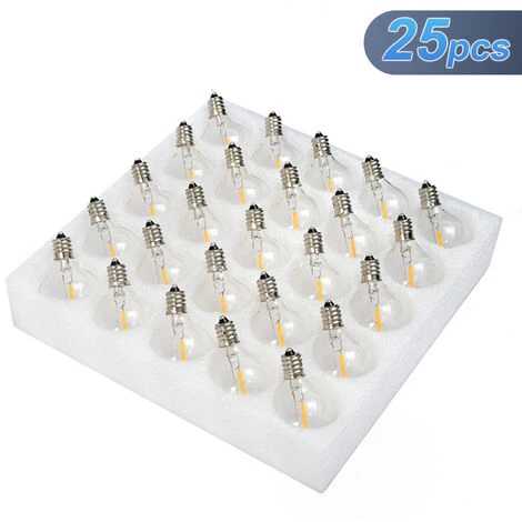 LIFCAUSAL AC230V Globe LED G40 Ampoule Lampe 25 Pack E12 Base Socket Holder IP44 Résistance à L'eau Blanc Chaud Pour String Light Home Party Décoration De Mariage 4 LIFCAUSAL AC230V Globe LED G40 Ampoule Lampe 25 Pack E12 Base Socket Holder IP44 Résistance à L'eau Blanc Chaud Pour String Light Home Party Décoration De Mariage – Image 2