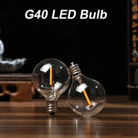 LIFCAUSAL AC230V Globe LED G40 Ampoule Lampe 25 Pack E12 Base Socket Holder IP44 Résistance à L'eau Blanc Chaud Pour String Light Home Party Décoration De Mariage 5 LIFCAUSAL AC230V Globe LED G40 Ampoule Lampe 25 Pack E12 Base Socket Holder IP44 Résistance à L'eau Blanc Chaud Pour String Light Home Party Décoration De Mariage – Image 3