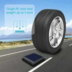 LLOVE Lampe Solaire Au Sol, Lumière Solaire Jardin IP68 étanche éclairage Solaire Avec Auto On/Off Lampe De Sécurité Pour Jardin, Escalier, Route, Chemin, Allée, Patio, Pont (4 Pack, Blanc Chaud 3000K) -Luminaire solaire Soldes 2022 64870368 3