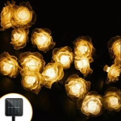LLOVE Guirlande Lumineuse Exterieur Solaire, 12M 100 LED Guirlande Solaire Extérieure IP65 Étanche 8 Modes Décoration Lumière Pour Jardin Terrasse Patio Cour Maison Chambre Noël Mariage Fête 9 LLOVE Guirlande Lumineuse Exterieur Solaire, 12M 100 LED Guirlande Solaire Extérieure IP65 Étanche 8 Modes Décoration Lumière Pour Jardin Terrasse Patio Cour Maison Chambre Noël Mariage Fête -Luminaire solaire Soldes 2022 64870464 4