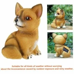 LLOVE Résine De Jardin Solaire Solar Etanche Pathway Yard Lampe D'animaux Art Artisanat Ornement Garden -Luminaire solaire Soldes 2022 64870497 4