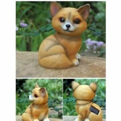 LLOVE Résine De Jardin Solaire Solar Etanche Pathway Yard Lampe D'animaux Art Artisanat Ornement Garden -Luminaire solaire Soldes 2022 64870497 5