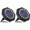 LLOVE 2pcs Lampadaire Solaire, 16LEDs Lampe Solaire Extérieure Lampe Solaire Jardin Lumières Blanc Froid IP68 Étanche Pour Pelouse Allée Passerelle Patio Jardin Piscine -Luminaire solaire Soldes 2022 64871087 1