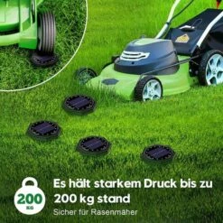 LLOVE 2pcs Lampadaire Solaire, 16LEDs Lampe Solaire Extérieure Lampe Solaire Jardin Lumières Blanc Froid IP68 Étanche Pour Pelouse Allée Passerelle Patio Jardin Piscine -Luminaire solaire Soldes 2022 64871087 5