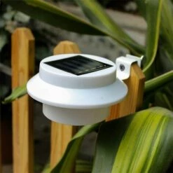 LLOVE Lot De 6 Lampes Solaires D'extérieur Pour Gouttières à  Étanche IP44 - Pour Clôture, Entrée, Allée - Blanc -Luminaire solaire Soldes 2022 64871414 2