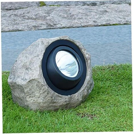 LLOVE Pierre Solar Lampe Led Solaire Résine Lanterne À Gazon Light Rock Spotlight Simulation Imperméable Lampe De Pierre Pour Jardin Extérieur, Pathway Éclairage Extérieur 7 LLOVE Pierre Solar Lampe Led Solaire Résine Lanterne À Gazon Light Rock Spotlight Simulation Imperméable Lampe De Pierre Pour Jardin Extérieur, Pathway Éclairage Extérieur – Image 5