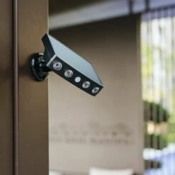 LLOVE Lumière Solaire Puissante Capteur De Mouvement Extérieur étanche Jardin LED Lampe Solaire Projecteurs Pour Chemin De Jardin Rue LED Applique Murale (Coquille Blanche Lumière Blanche) -Luminaire solaire Soldes 2022 64871524 3