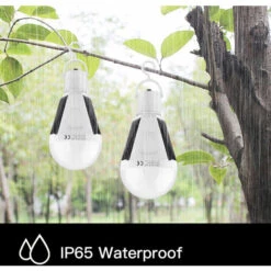 TANCYCO Ampoule LED D'urgence à énergie Solaire 12 W SMD5730 Contrôle Tactile Sensible IP65 Résistance à L'eau Lampe Portable Rechargeable Pour Camping, Randonnée, Pêche, Intérieur Et Extérieur -Luminaire solaire Soldes 2022 65002373 3