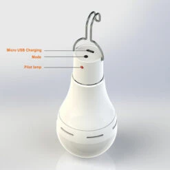 TANCYCO DC5-6V 9W 25 LED Ampoule à énergie Solaire 3 Niveaux De Luminosité Réglable Dimmable/Flash/SOS Modes D'effets D'éclairage Résistance à L'eau IP65 Batterie Rechargeable Haute Capacité Intégrée De 1800mAh Avec Crochet De Suspension Portable Pour La Pêche, L -Luminaire solaire Soldes 2022 65002432 5