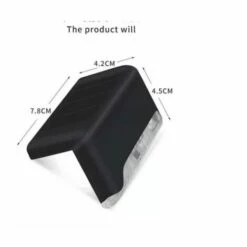 PERLE RARE Lampes De Marche, Appliques Murales Solaires à LED, Lampes D'escalier étanches Pour Intérieur Ou Extérieur, Lampes De Clôture (lot De 4) -Luminaire solaire Soldes 2022 65178058 4