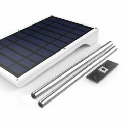 BDD Solaire Extérieur Étanche Réverbère Jardin Capteur De Corps Humain Lumière (2 Lumières Blanches Blanches) -Luminaire solaire Soldes 2022 65373545 4
