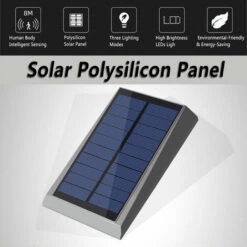 SUPERSELLER Lampes Solaires Extérieures 18 LEDs Corps Humain Sensation Applique Murale Jardin Cour Paysage Lampe D'éclairage Solaire -Luminaire solaire Soldes 2022 65390609 3