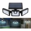 RHAFAYRE Lampes Solaires D'extérieur, 70 LED Sans Fil LED Avec Détecteur De Mouvement Solaire, 3 Têtes Réglables, éclairage Grand Angle à 360°, étanche IP65, Projecteur LED De Sécurité (noir) 2 RHAFAYRE Lampes Solaires D'extérieur, 70 LED Sans Fil LED Avec Détecteur De Mouvement Solaire, 3 Têtes Réglables, éclairage Grand Angle à 360°, étanche IP65, Projecteur LED De Sécurité (noir) -Luminaire solaire Soldes 2022 65448819 1