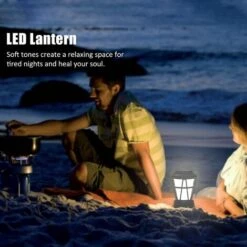 OSQI Lampe Solaire De Camping, Lanterne Rétro Rechargeable à Intensité Variable Avec Flamme Dansante, Lampe De Camping étanche Pour Jardin, Cour, Décoration Intérieure Et Extérieure [Classe énergétique A+] -Luminaire solaire Soldes 2022 65503922 4