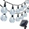 YIDOMDE Guirlande Lumineuses Solaires Exterieur, 11M 60 LED Guirlande Lumineuse Solaire Étanche, 8 Modes Guirlande Solaire Exterieur Pour Jardin, Terrasse, Cour, Fêtes (lumière Blanche) -Luminaire solaire Soldes 2022 65745491 1