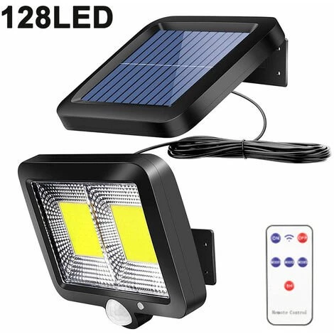 KAEJYIUT Lampes Solaires Pour L'Extérieur Avec Détecteur De Mouvement, 128 Projecteurs Led Lumières Solaires Super Lumineuses Pour L'Extérieur Led Ip65 étanche 3 Modes Applique Solaire Murale 3 KAEJYIUT Lampes Solaires Pour L'Extérieur Avec Détecteur De Mouvement, 128 Projecteurs Led Lumières Solaires Super Lumineuses Pour L'Extérieur Led Ip65 étanche 3 Modes Applique Solaire Murale