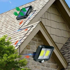 KAEJYIUT Lampes Solaires Pour L'Extérieur Avec Détecteur De Mouvement, 128 Projecteurs Led Lumières Solaires Super Lumineuses Pour L'Extérieur Led Ip65 étanche 3 Modes Applique Solaire Murale 8 KAEJYIUT Lampes Solaires Pour L'Extérieur Avec Détecteur De Mouvement, 128 Projecteurs Led Lumières Solaires Super Lumineuses Pour L'Extérieur Led Ip65 étanche 3 Modes Applique Solaire Murale -Luminaire solaire Soldes 2022 65875446 3